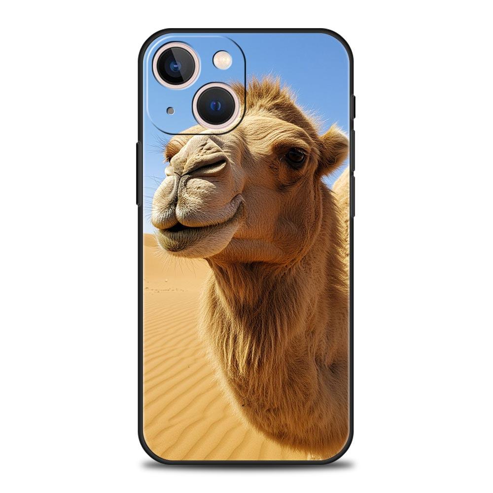 Animal Camel Phone Case Cover for iPhone 17 16 15 14 13 12 11 Pro Max 17 Air Plus Shockproof Soft TPU Shell Fundas Capas Coque