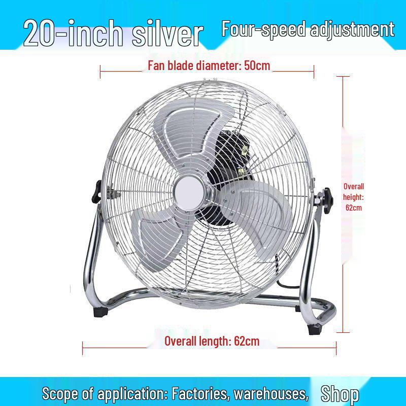 High-Power Multi-Use Fan: Powerful Table, Floor, and Desktop Fan for Home and Industrial Use
