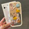 Cheese Bear is suitable for iPhone 17 Pro Max phone case, iPhone 16 Pro, Xiaomi OPPO shockproof full coverage