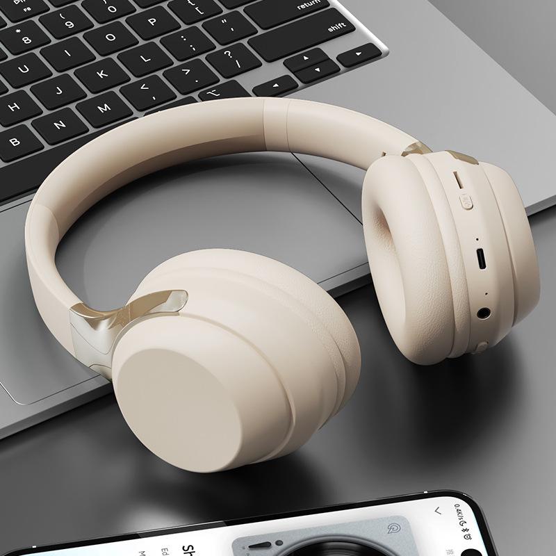WH100 Bluetooth Earphones - Noise Cancelling Over-Ear Headphones with Music Playback