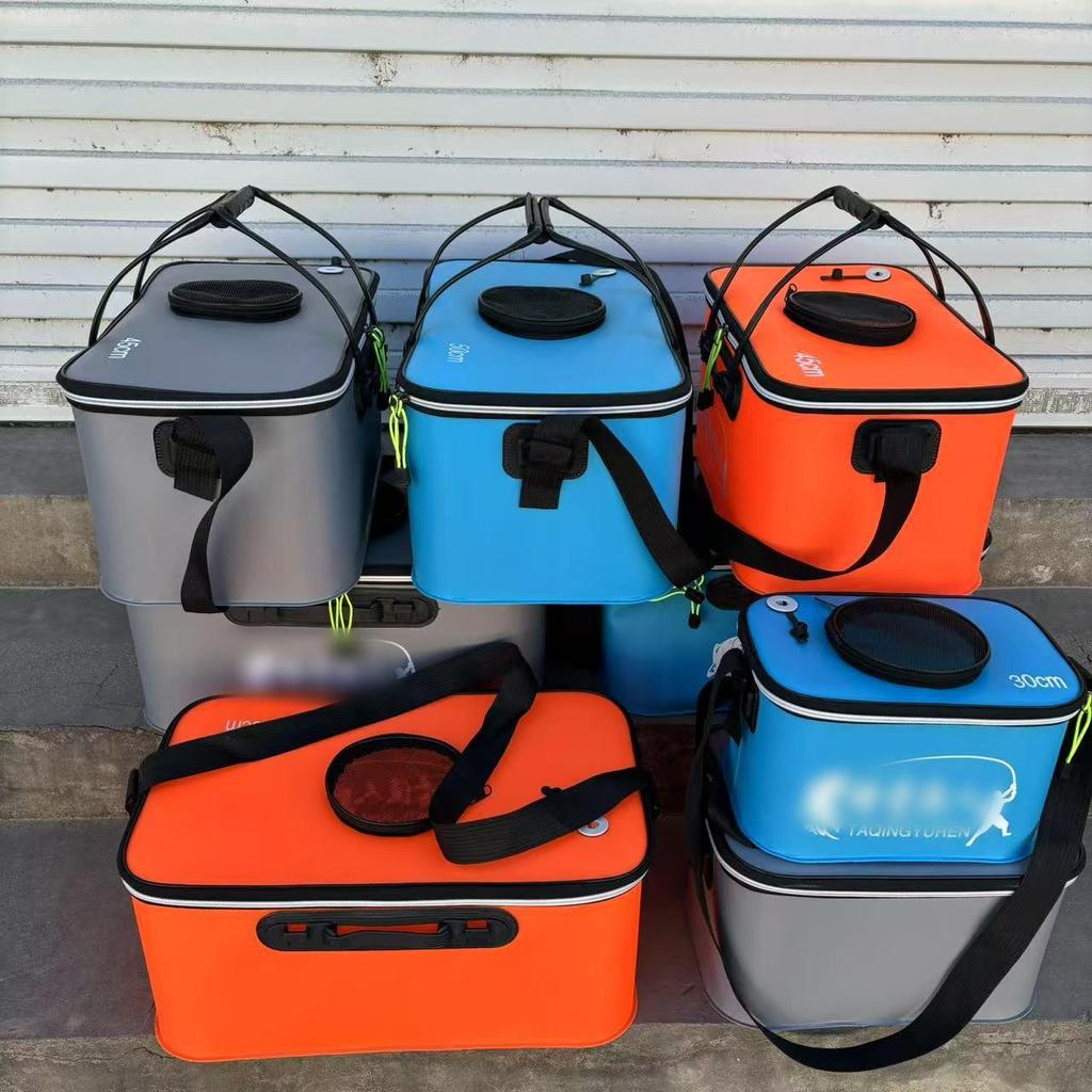 EVA Multi-purpose Fish Keeper: Large Capacity, Thickened Fishing Gear Bucket.