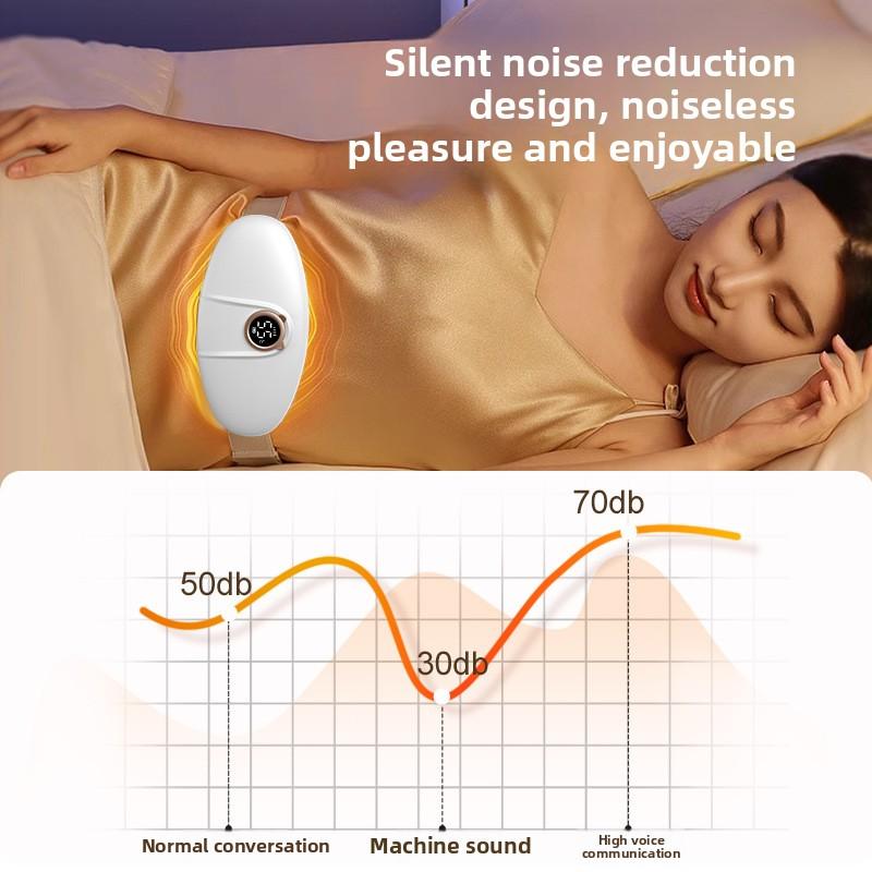 Palace Warming Belt Girls Use Warm Baby Vibration Hot Compress Waist Massager Waist Belt Digital Display Palace Warming Treasure