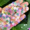 50g 5mm 7mm Matte Five Petal Sequins Flower Flat Sequins Loose Glitter Paillettes Handcraft Sparkle Loosen Sequins