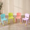 Child's Anti-Slip Backrest Dining Chair - Thickened Household Plastic for Toddlers & Kindergarten