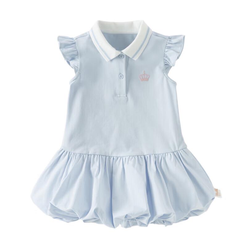 DAVE&BELLA Girls' Polo Bubble Dress
