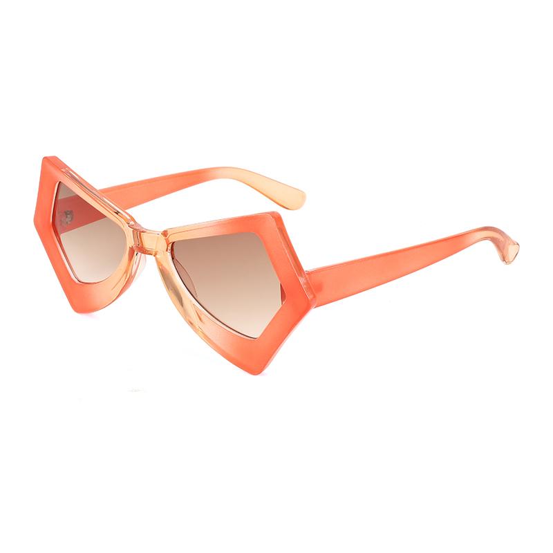 1Pc Exaggerated Lightning Personality Bat Sunglasses Ball Sunglasses Vintage Eyeglasses Premium-quality Durable