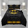 Superhero Batmans Duvet Cover Men women/Children KID Printing Disney Cartoon Bedding Set  Comforter Bed Soft