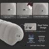 Sex Pillow Couples Sex Toys, Heart Shaped Inflatable Cushion Furniture for Bedroom Dildo Mount, Upsize Wedge with Bondage Cuffs, Cross Strap, Nipple