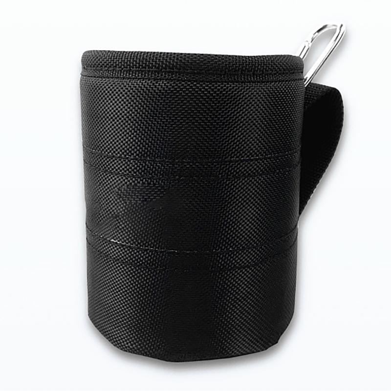 

Black Tool Belt Pouch with Multi Functional Storage for Home Repairs Screws and Nails Storage Waist Bag Utility Pouch 1