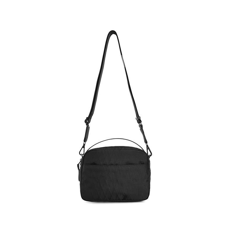 New FILA Fitness Fabric Crossbody Bags Men's Jet Black A13M541106FBK