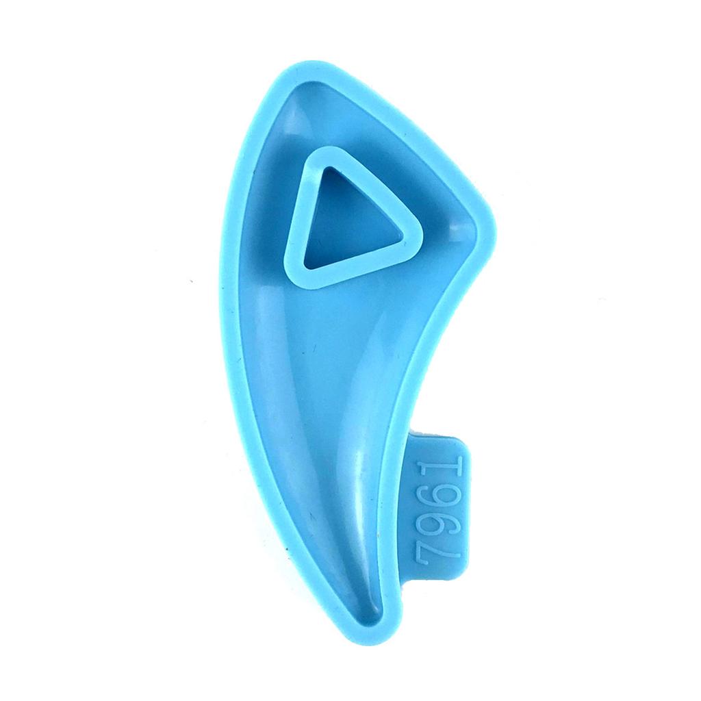 Silicone Pendant Resin Mold with Hanging Hole,DIY Jewelry Casting Mold Wolf Tooth Necklace Silicone Mold for DIY Crafts