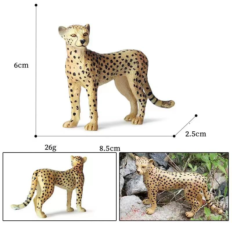 High-Quality Pvc High-Quality Solid High-Quality Wildlife High-Quality Series High-Quality Figurines - High-Quality Gorilla High-Quality Tiger
