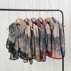 Winter Aztec Lace Floral Pom Pom Cotton Viscose Shawl Scarf Lady High Quality Wrap Pashmina Stole Bufandas Muslim Hijab 180*90Cm