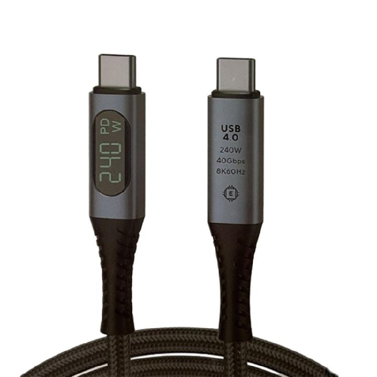 

USB 4 Cable Supports 8K Display 40Gbps Data Transfer 240W Charging USB C Cable