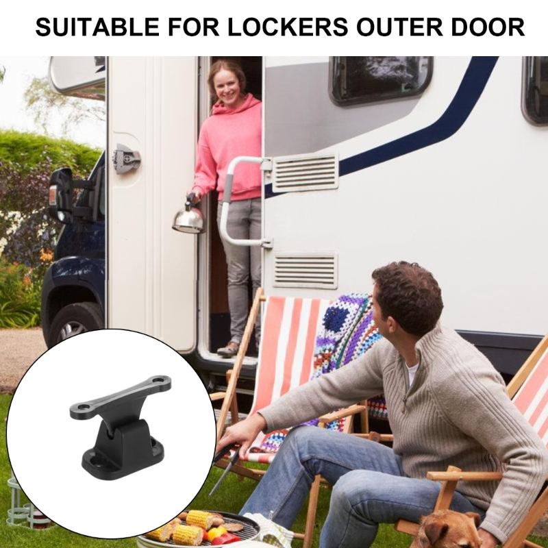 2Pcs Magnetic Door Locks Door Catch Holder Nylon Door Stop Retaining Tool T-shaped Warehouse Door Suction Retainer