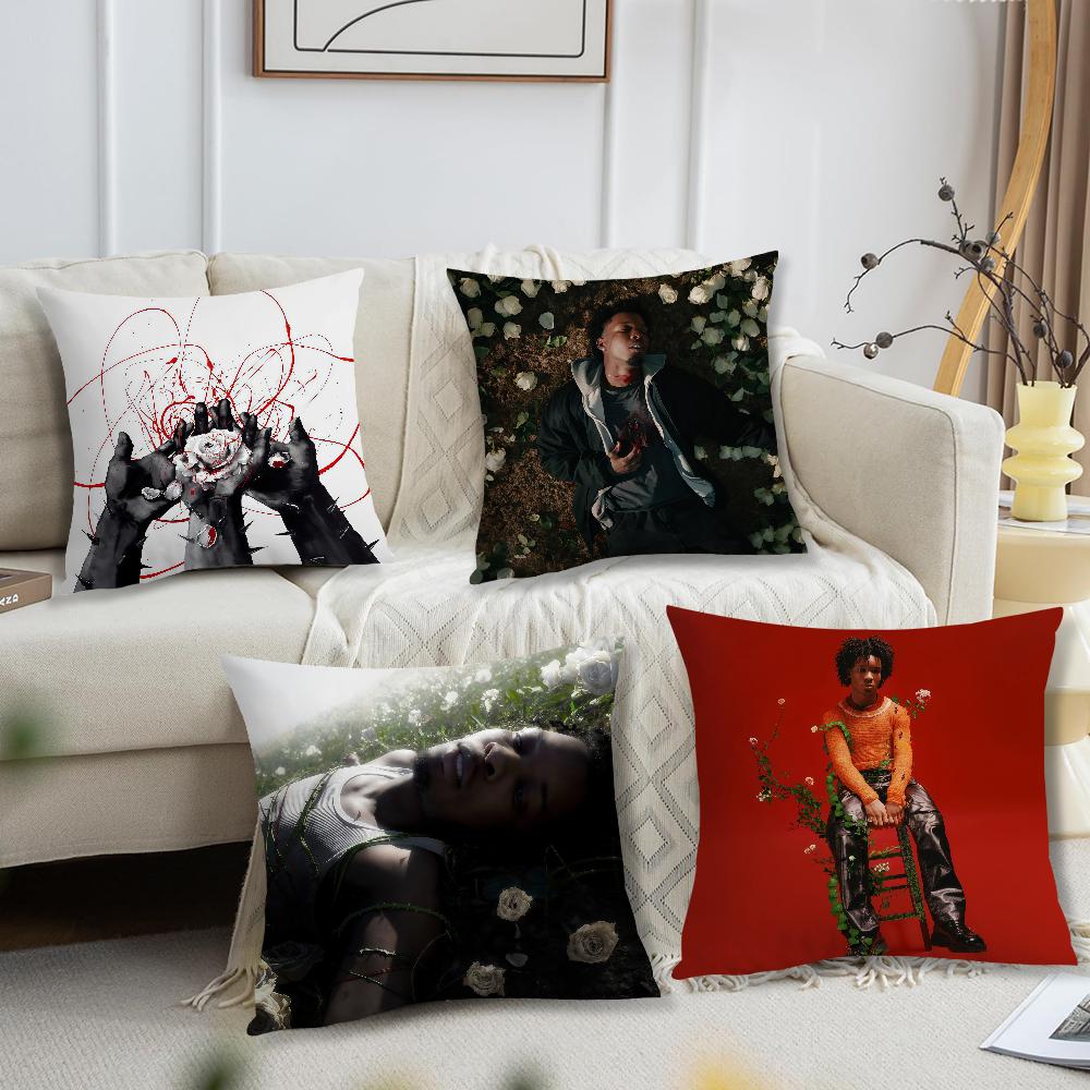 Singer DDvd Withered Cushion Cover For Pillow Printing Sofa Decoration Home Car Room Coffee Shop Office Nordic Simplicity