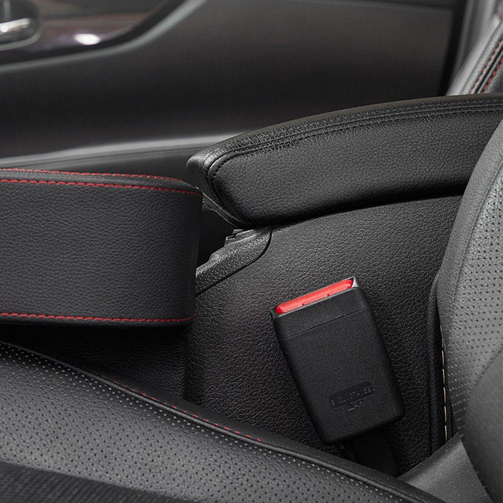 PU Leather Seat Gap Organizer Tray Multifunctional Gap Filler Storage Box  Auto Interior