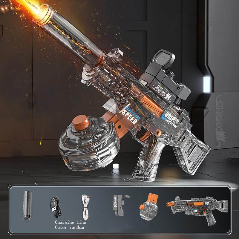 Water Guns Electric For Adults Powerful Squirt Automatic Water Suction Water Blasters Summer Outdoor Beach Toy For Kids Gift