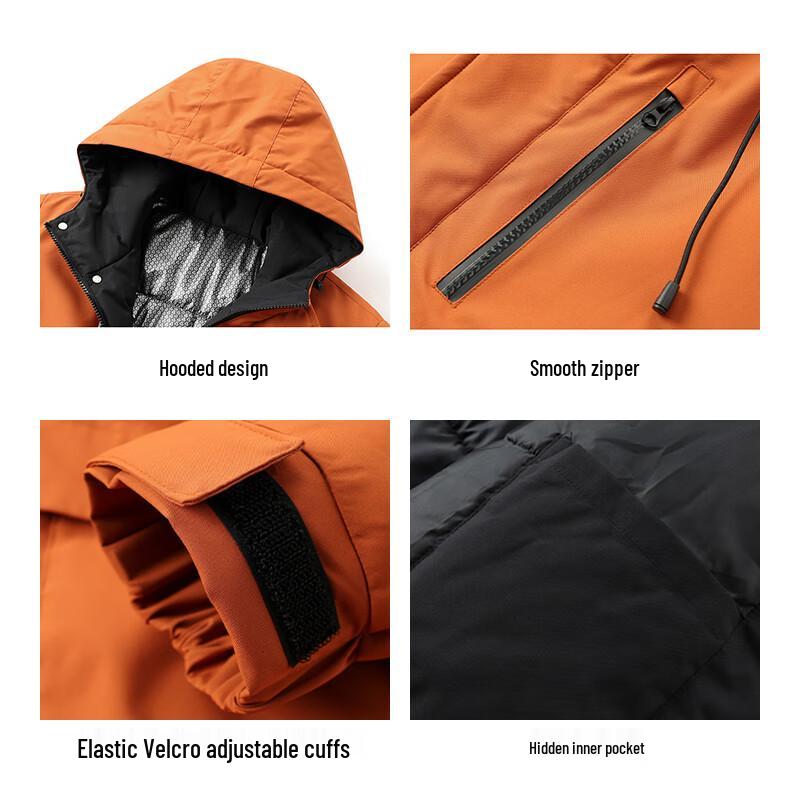 ROMON Men's Graphene Thermal Casual Jacket