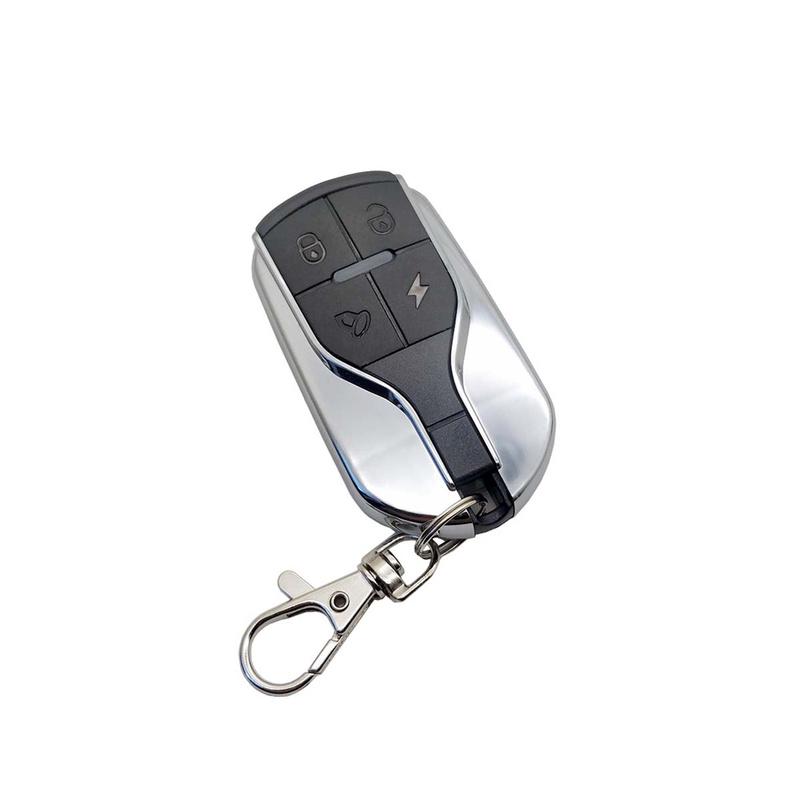 Plastics Adjustable Sensitivity Alarm 12V Motorcycle Anti-Theft Device Warning Horn Alarm Host With 2 Remote Controller