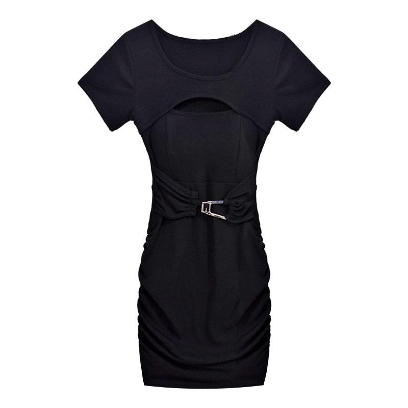 Pure desire sexy spice girl style hollow dress women's summer new retro French temperament waist and hip short skirt