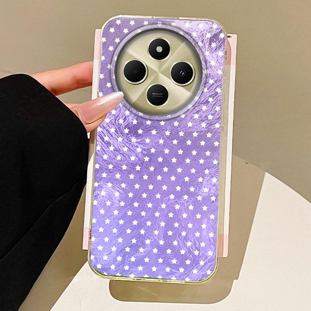 Gradient Colorful Stars Women Girls Phone Case for Xiaomi Redmi Note 14 13 12 11 11S 10 9 8 Pro 9C 13C 14C A1 A3 A4 A3X 9C Cover