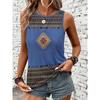New Ethnic Style Tank Tops Dream Catcher 3D Print Women O-Neck Elegant Vest Off Shoulder Y2k Sleeveless Camisole Woman Clothing