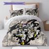 Gundam Action Pose Char’s Zaku Anime Bedding Set Polyester Soft Duvet Cover Bedroom Set -QJY