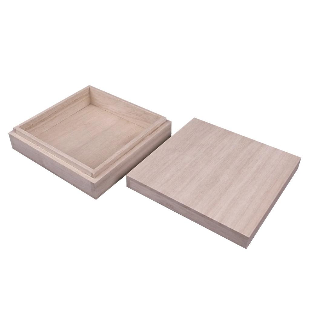 Chitoshuin Paulownia Wood Boxes (Set of 2) - Perfect for Bracelets (Prayer Beads/Rosary) (Also Ideal As Accessory or Small Item Cases)
