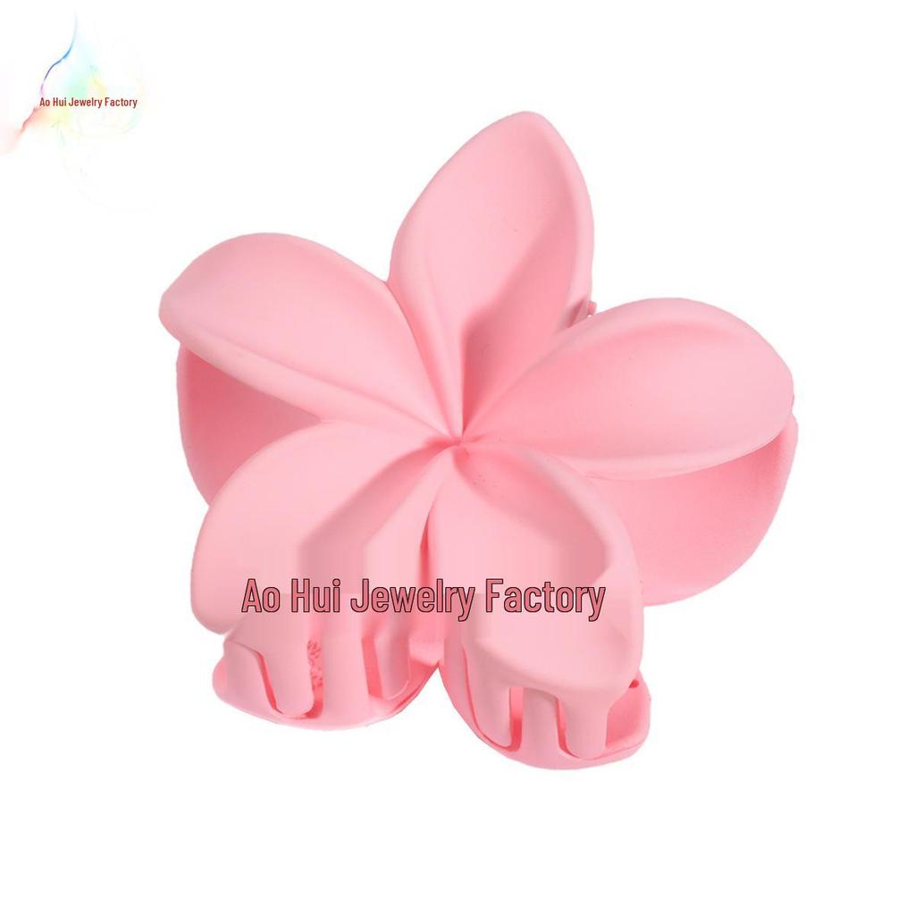 Frangipani Flower Hair Claw Clip - Bathing Hairpin Accessory