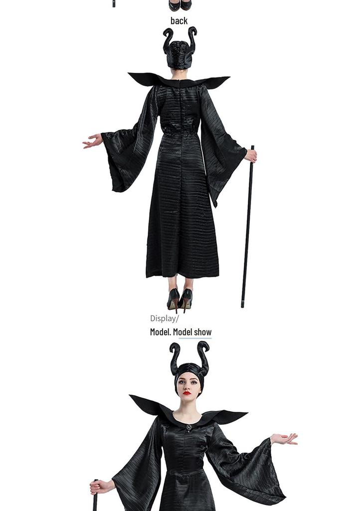 Dark Queen Witch Costume for Adults - Halloween Magic