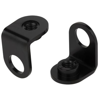 Kijima 217-2045 Motorradhalterung, Blinkerhalterung, L-förmig, 2er-Pack, Monkey, , Stahl Schwarz Finish