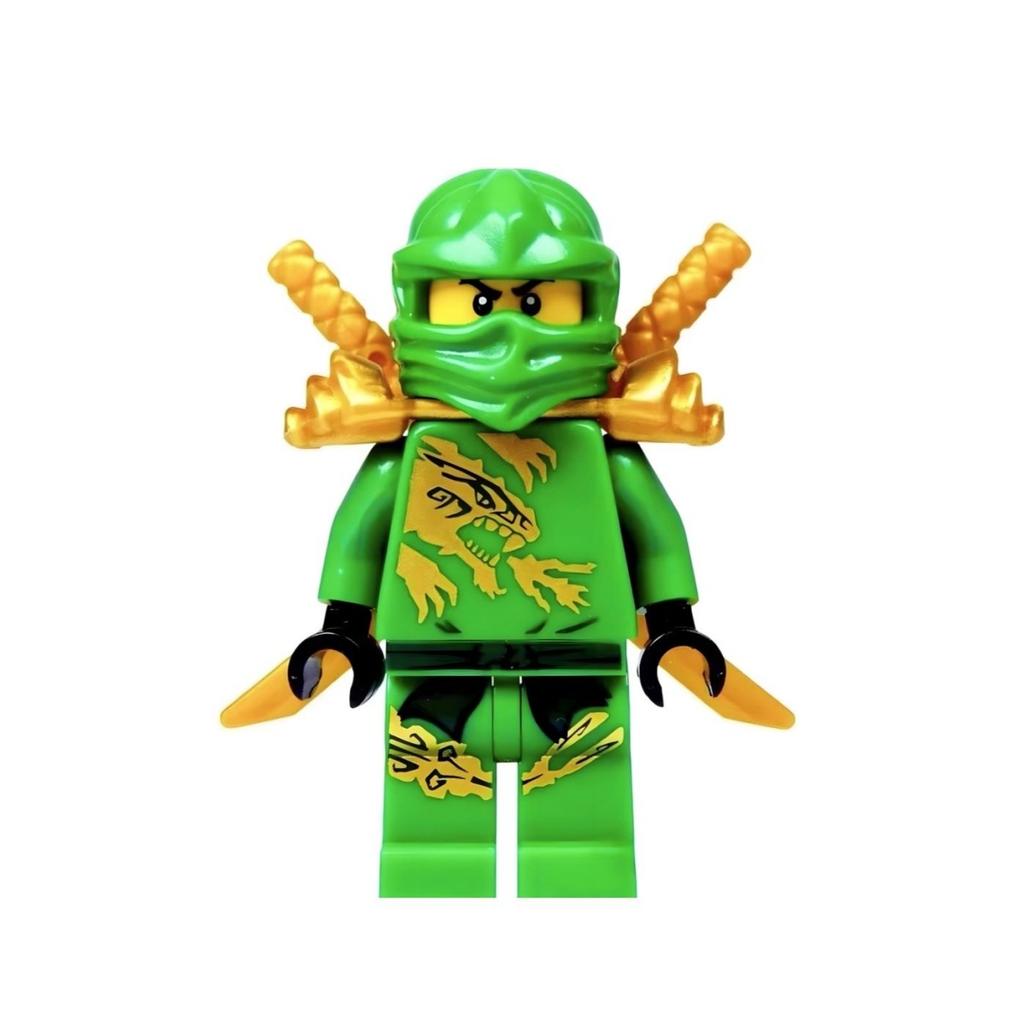 Kabuki, Geisha, Niya, Figurine Building Block Assembly Compatible Green Dragon Suit Lloyd
