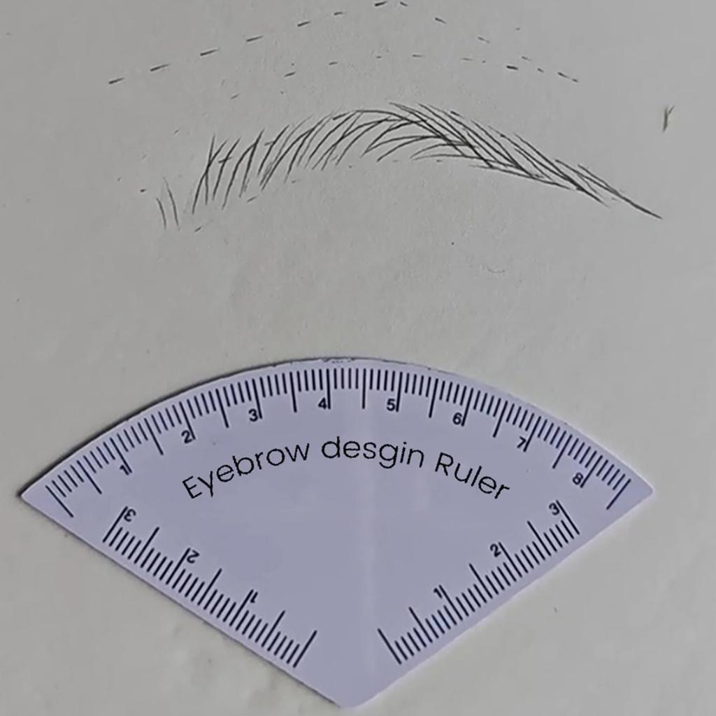 Tattoo Supplies Fast Drawing Eyebrow Design Ruler Microblading Mapping Tool Shaping Permanent Makeup Drawing Guide Ruler