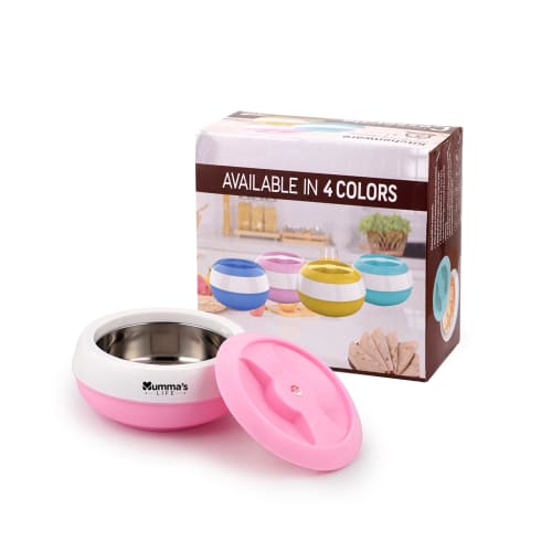 Mumma's LIFE Insulated Casserole Pot/Chapati Box/Hot Case with Lid Thermoware Casserole (2200ml)