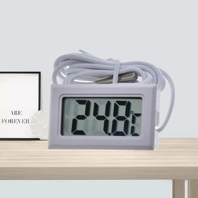Mini Digital LCD Thermometer TPM-10 Auto Temperature Sensor for Fridge/Freezer with Magnetic Back