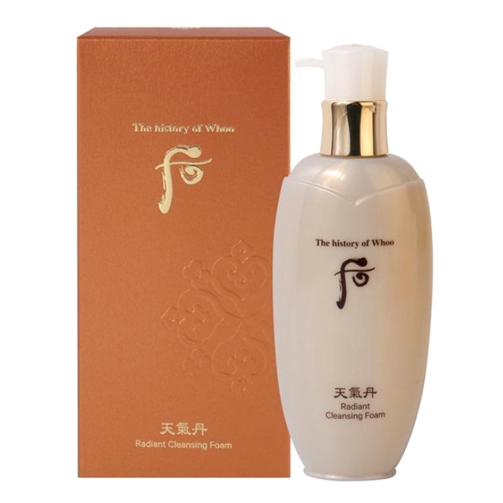 The history of whoo Cheongidan Radiant Renseskum 200ml Koreansk Urte Oppklarende & Fuktighetsgivende Ansiktsvask Skånsom Anti-Aldring K-Beauty Rensemiddel