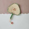 Weekend Outing: New Chinese-Style Small Palm Fans, Cute Handmade Creative Fans, Summer Sweet and Spicy Style Tassel Baby Palm Fans