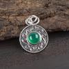 Green Onyx Pendant Handmade Gemstone Jewelry, 925 Solid Sterling Silver Pendant Unique Design Jewelry