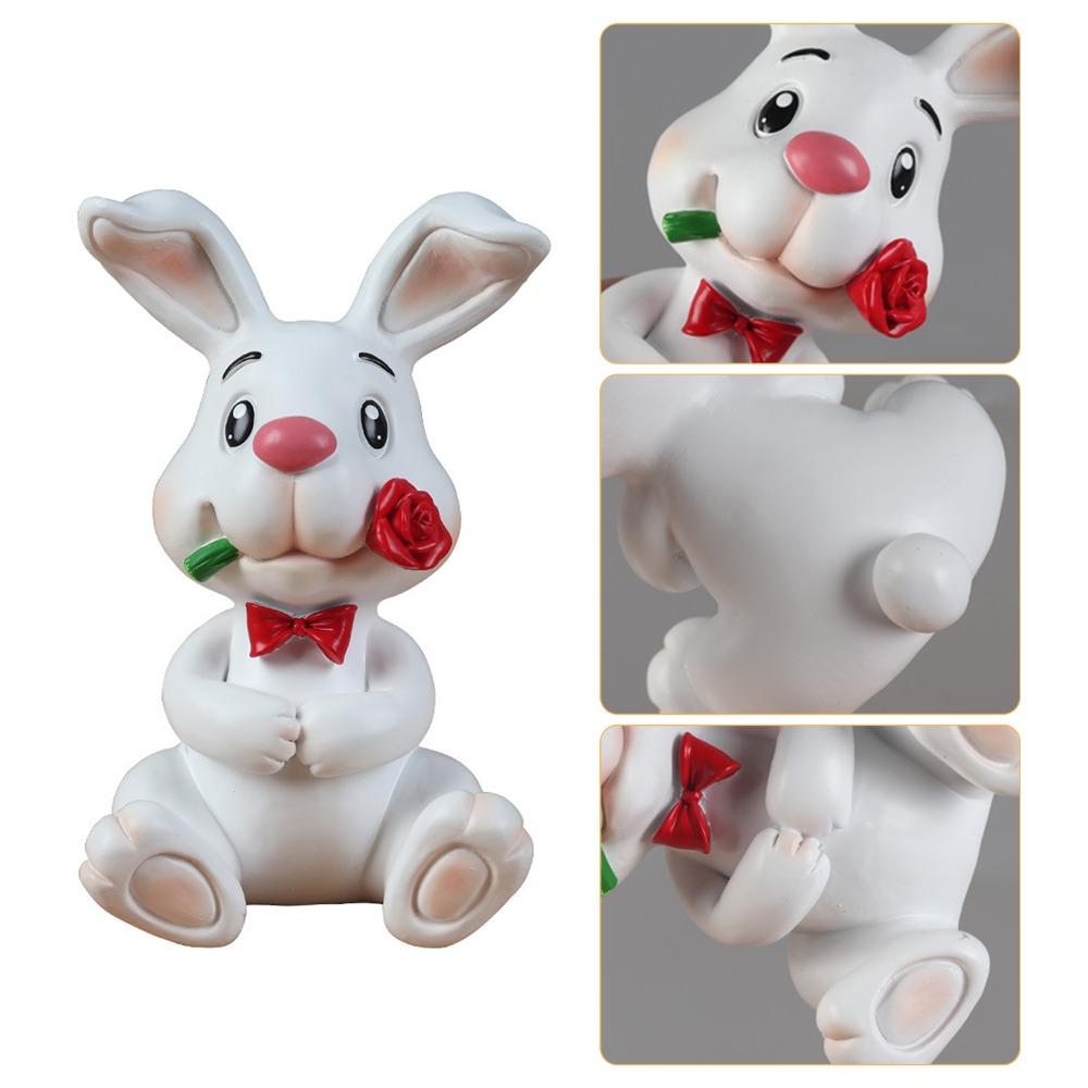White Eyeglass Holder 16*10cm Sunglass Holder Creative Animal Decorative Holder Home Decoration