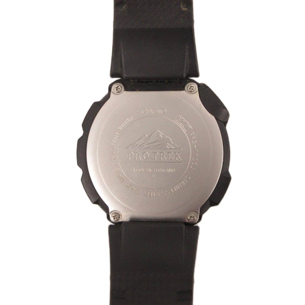 CASIO PRO TREK Tough Solar Color Display Purple LCD Digital Watch Black PRG-110CJ /UO Men's