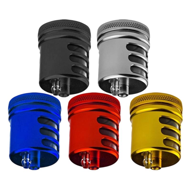 Motorcycle Aluminum Brake Fluid Reservoir Oil Cup Universal Replacement Part Rustproof Cylinder Oil Cup