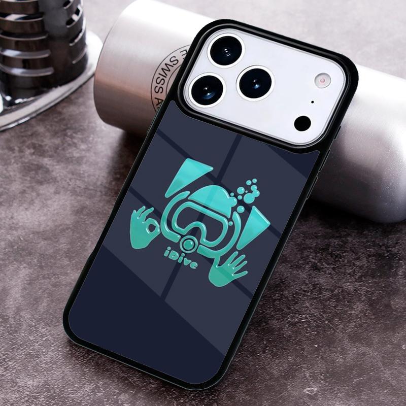 Dive Scuba Diver Shark Diving Phone Case For iPhone 17 16 15 14 13 12 11 Pro Max Plus 17Air Soft Silicone Cover