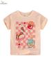 2026 Spring Summer Girls' Short Sleeve Knit T-shirt