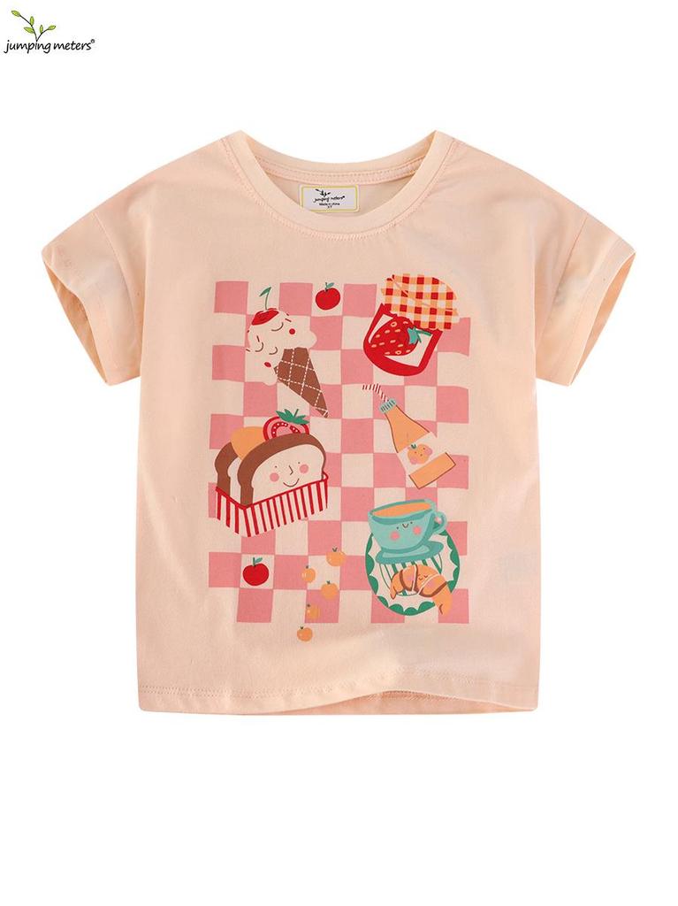2026 Spring Summer Girls' Short Sleeve Knit T-shirt