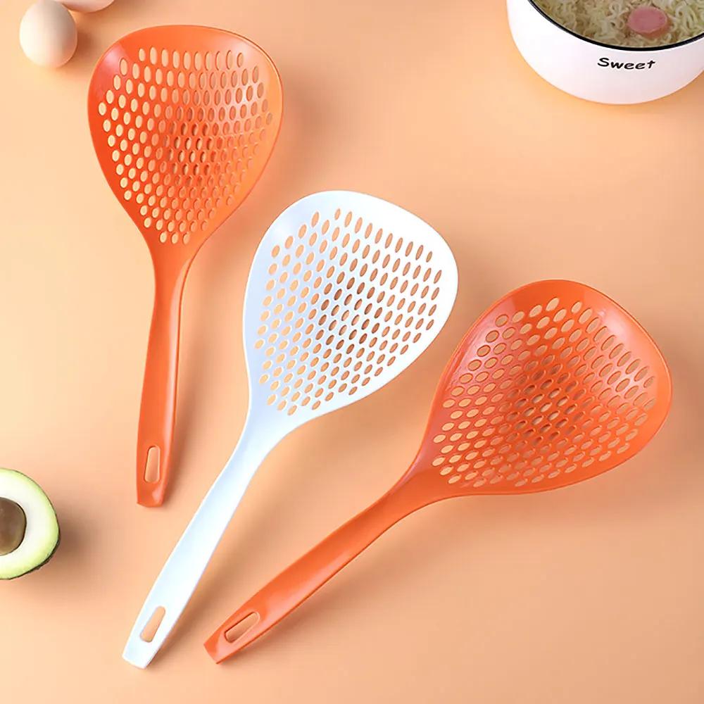 1Pc Large‑Capacity Hanging Spoon High Temperature Resistant Dumpling Leak‑Proof Strainer Spoon Not Easy Deform Kitchen Supply