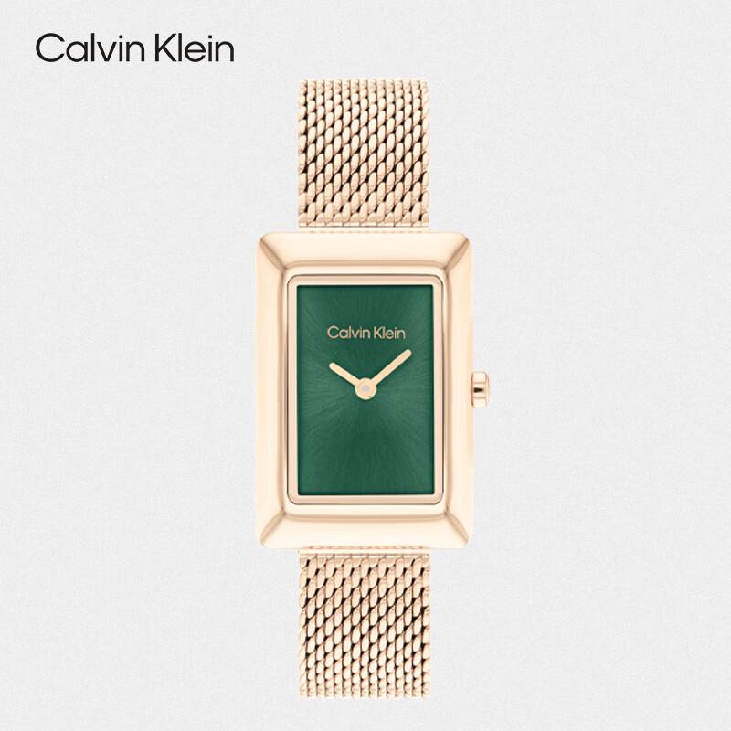 Calvin Klein Women s Square Dial Quartz Watch 22.5mm