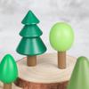 Waldkuchen Dekoration Kombiniert mit Kleinem Baum Plastikpuppen Dekoration Ornament 4Stk Vielseitige Waldkuchen Geburtstagsdekoration