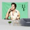 Handsome Male Celebrity Portrait Tapestry  Celebrity Photo Design Perfect for Fan Room Decoration Large Wall Hanging Artwork