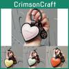 Stylish Leather Heart Keychain Adorable Gift For All Occasions Colorful Options
